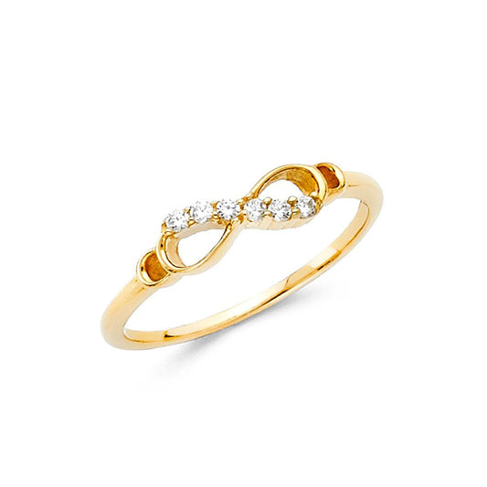 14k Pure Gold Ring with Infinite